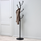 Вешалка напольная «Дерево», 38×37.5×181 см, чёрная - Фото 4
