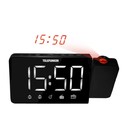 Часы электронные настольные, с будильником, FM радио, проекцией, USB, 16.9 х 8.4 х 3.9 см - фото 3037057