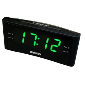 Часы электронные настольные, с будильником, FM радио, 16 х 6 х 5.7 см