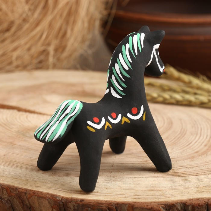 Сувенир "Конь", каргопольская игрушка, микс - фото 1926602483