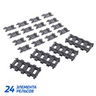 Конструктор ЖД «Рельсы», 24 элемента - Фото 5