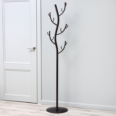 Вешалка напольная «Дерево», 38×38×181 см, цвет медный антик