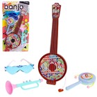 Набор музыкальных инструментов «Банджо», 4 предмета, цвета МИКС - фото 319266479