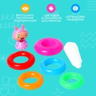 Пирамидка «Зайка», 5 колец, цвета МИКС - фото 22016795