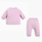 Костюм: джемпер и брюки Крошка Я "Котик", рост 80-86 см, розовый - фото 43867875