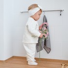 Костюм: джемпер и брюки Крошка Я "Зайка", рост 74-80 см, молочный - фото 52272814