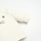 Костюм: джемпер и брюки Крошка Я "Зайка", рост 86-92 см, молочный - фото 805249483