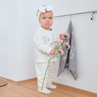 Костюм: джемпер и брюки Крошка Я "Зайка", рост 86-92 см, молочный - фото 805249479