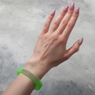 Силиконовый браслет «Флексер», цвет зелёный с фиолетовым - Фото 2