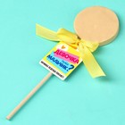 Леденец «Девочка или МАЛЬЧИК» двухслойный на палочке, вкус: ежевика, 25 г. - фото 22017270