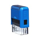 Штамп автоматический «Медосмотр пройден «_» 20__г. Подпись __», 14×38 мм, синий - Фото 3