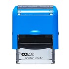 Штамп автоматический «Медосмотр пройден «_» 20__г. Подпись __», 14×38 мм, синий - Фото 8