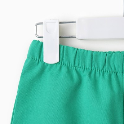 Шорты для девочки MINAKU: Cotton collection, зелёные, рост 98-104 см