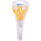 Ножницы детские ArtSpace 13 см, с линейкой, ассорти, ПВХ-чехол с европодвесом - фото 25607888