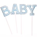 Топпер для торта «Малыш», в наборе 4 штуки, голубой - Фото 4