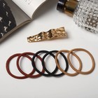 Набор для волос "Лиора" (6 резинок, 1 невидимка 6 см) структура 9313842