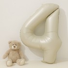 Воздушный шар фольгированный 40" цифра 4 - Фото 3