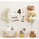 Воздушный шар фольгированный 40" цифра 4 - Фото 4