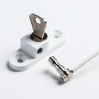 УЦЕНКА Блокиратор раздвижных дверей и окон, цвет белый - Фото 3