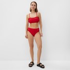 Купальник женский раздельный с лифом бандо MINAKU цвет вишни, размер 44 - фото 23509288