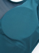 Купальник женский слитный в рубчик MINAKU однотонный цвет зелёный, размер 48 - Фото 14