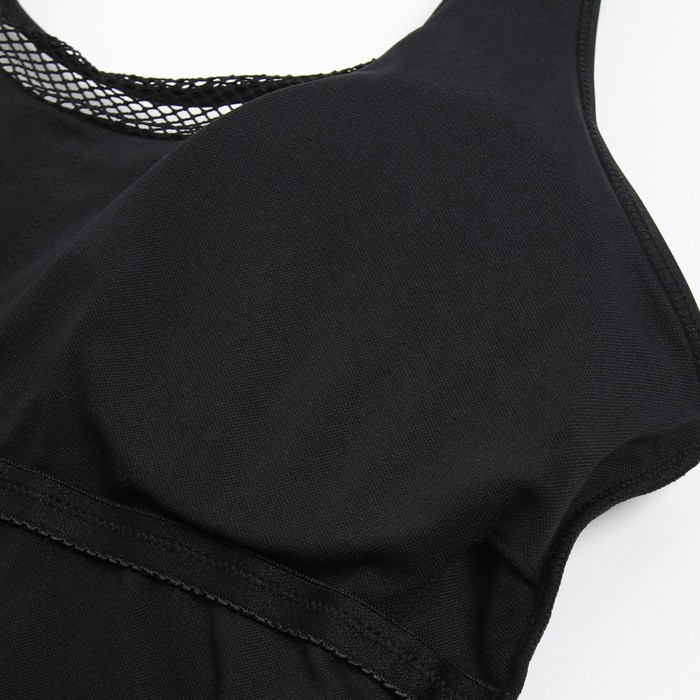 Купальник женский«Sport» слитный MINAKU цвет чёрный, размер 46