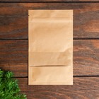 Пакет Zip - lock Крафт с прямоугольным окном, плоский, 12×20 см - Фото 2