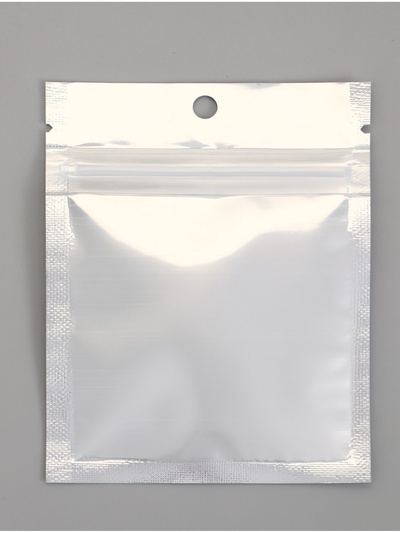 Пакет Zip-lock ПП, со сплошным окном, плоский, 7.7×10 см