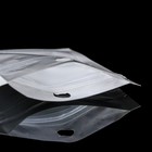 Пакет Zip-lock ПП, белый, со сплошным окном, плоский, еврослот 7×10 см - Фото 5