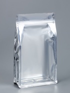 Пакет дой пак с окном, металлизированный, с дном, 14×24 см, 200 мкм - Фото 2