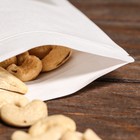 Пакет Zip-lock Крафт, белый, с прямоугольным окном, 12×20 см - Фото 4