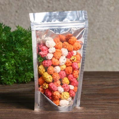 Пакет Zip-lock ПП, металлизированный, со сплошным окном, 13×20 см