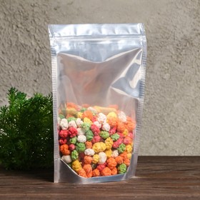 Пакет Zip-lock ПП, метализзированный, со сплошным окном, 18?26 см (комплект 50 шт)