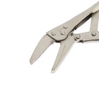 Зажим ручной ТУНДРА, удлиненный плоский захват, с фиксатором, 115 мм - Фото 4