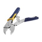 Зажим ручной ТУНДРА, усиленный полукруглый захват, с фиксатором, 2К рукоятки, 175 мм - Фото 1