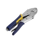 Зажим ручной ТУНДРА, усиленный полукруглый захват, с фиксатором, 2К рукоятки, 175 мм - Фото 3