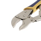 Зажим ручной ТУНДРА, усиленный полукруглый захват, с фиксатором, 2К рукоятки, 250 мм - Фото 4