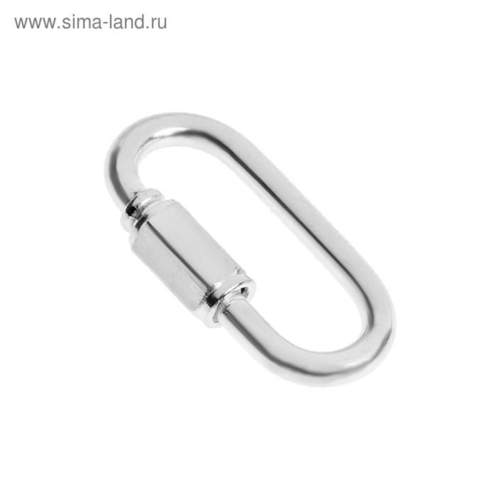 Карабин винтовой ТУНДРА krep, М3, оцинкованный, 1 шт. - Фото 1