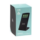 Термометр Luazon LTR-02, электронный, 10 Вт, будильник, беспроводная зарядка, черный - фото 51459399