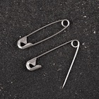 Булавки английские, 28 мм, 100 шт., цвет серебряный - Фото 2