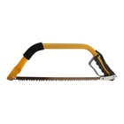 Пила лучковая ТУНДРА, «волчий зуб» для быстрого пила по сухой и мокрой древесине, 450 мм - Фото 4