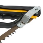 Пила лучковая ТУНДРА, «волчий зуб» для быстрого пила по сухой и мокрой древесине, 450 мм - Фото 7