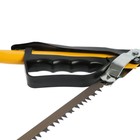 Пила лучковая ТУНДРА, «волчий зуб» для быстрого пила по сухой и мокрой древесине, 600 мм - Фото 5