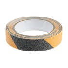 Лента клейкая ТУНДРА, противоскользящая, черно-желтая, 25 мм × 5 м - Фото 3