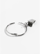 Набор для штор, кольцо разъёмное, d=36/41 мм, 10 шт., зажим, 33×11 мм, 10 шт., цвет серебряный - Фото 3