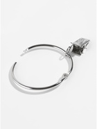 Набор для штор, кольцо разъёмное, d=52/58 мм, 10 шт., зажим, 33×11 мм, 10 шт., цвет серебряный - Фото 2