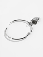 Набор для штор, кольцо разъёмное, d=52/58 мм, 10 шт., зажим, 33×11 мм, 10 шт., цвет серебряный - Фото 3