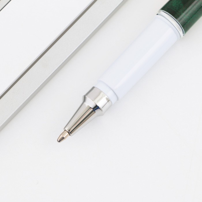 Ручка с колпачком «Золотой учитель» , синяя паста, 1,0 мм - фото 1882606850