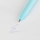 Ручка шариковая эко синяя паста 1.0 мм  МИКС - Фото 4