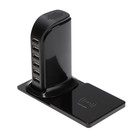 Зарядная станция LN-130AC, беспроводная 10 Вт + 6 USB 30 Вт, 220 В, чёрная - фото 51459402 Зарядная станция LN-130AC, беспроводная 10 Вт + 6 USB 30 Вт, 220 В, чёрная - фото 51459402